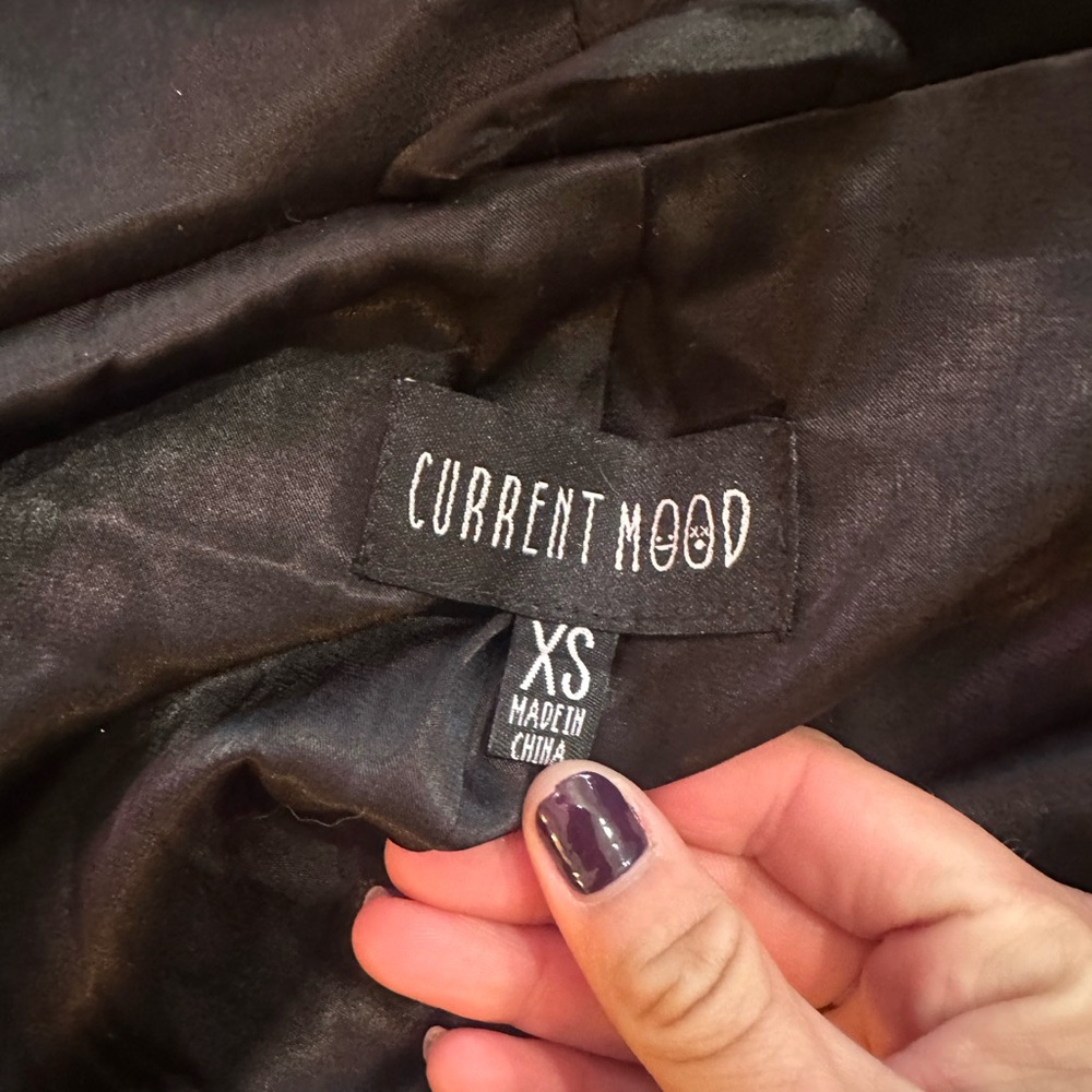 Current Mood bold love velvet coat - Picture 2 of 5